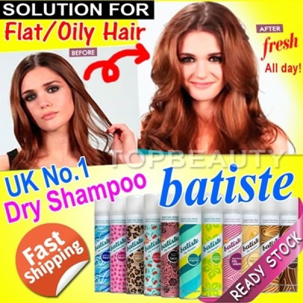 BATISTE Dry Shampoo(200ml) UK NO.1 DRY SHAMPOO / Fresh Fluffy and Volumized All Day!